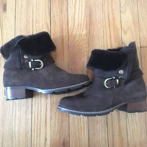 Ozlamb Ugg Wool Lined Heeled Boots